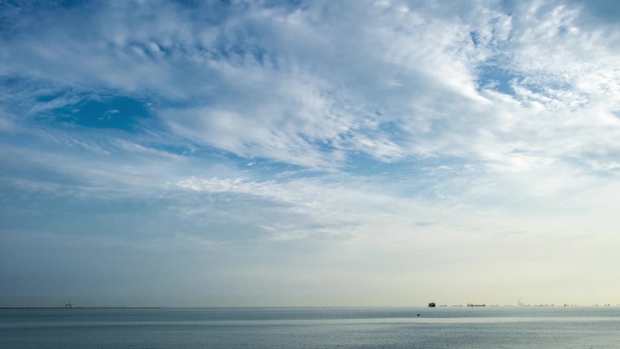 琼州海峡早晨-延时