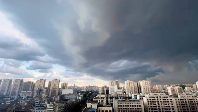 暴雨将至乌云密布延时