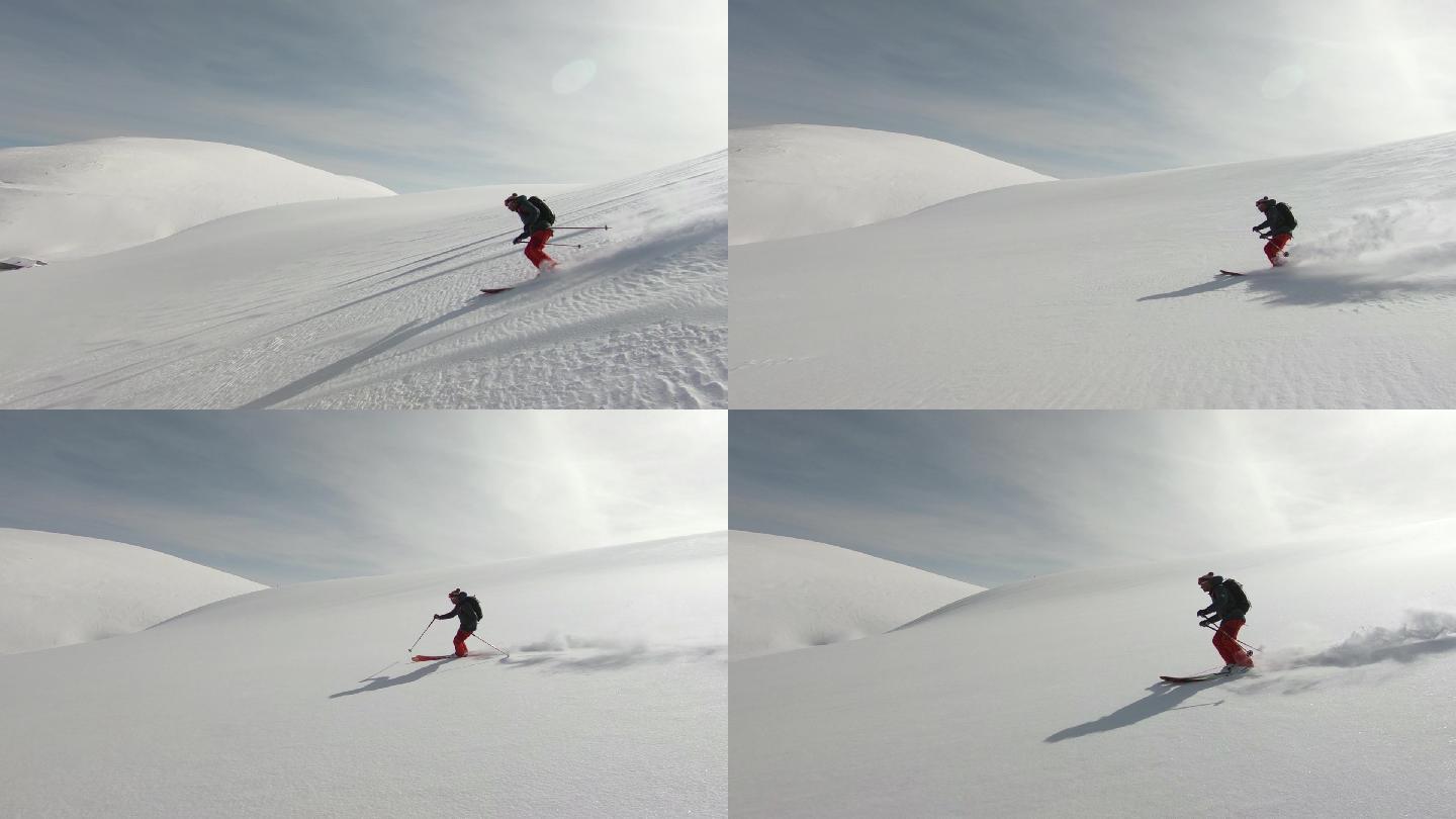高山滑雪运动员单板速降极限冬奥会冬奥会雪