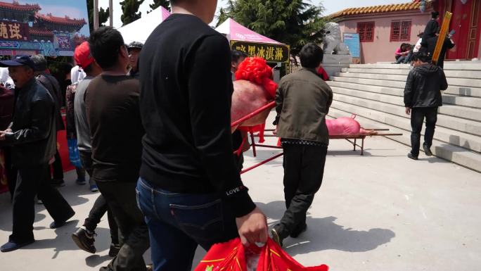 祭海祭祀生猪整浑猪渔民节龙王庙渔家民俗