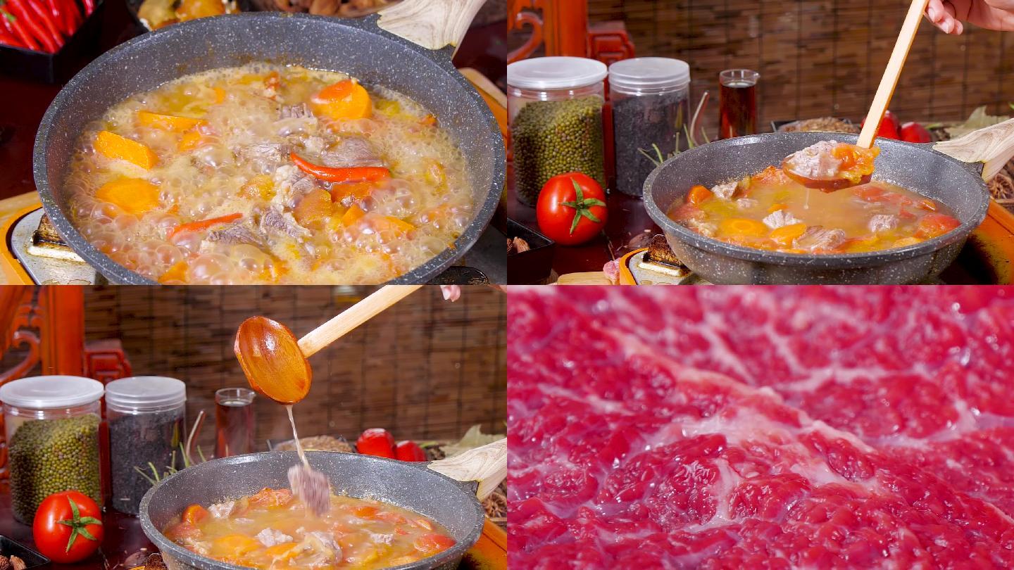胡萝卜番茄牛肉汤
