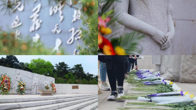 高清北京西山国家森林公园无名英雄纪念碑