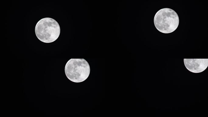 “超级月亮”实拍延时素材-1