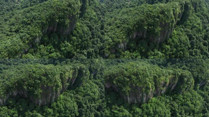 民宿航拍山旅游山上航拍