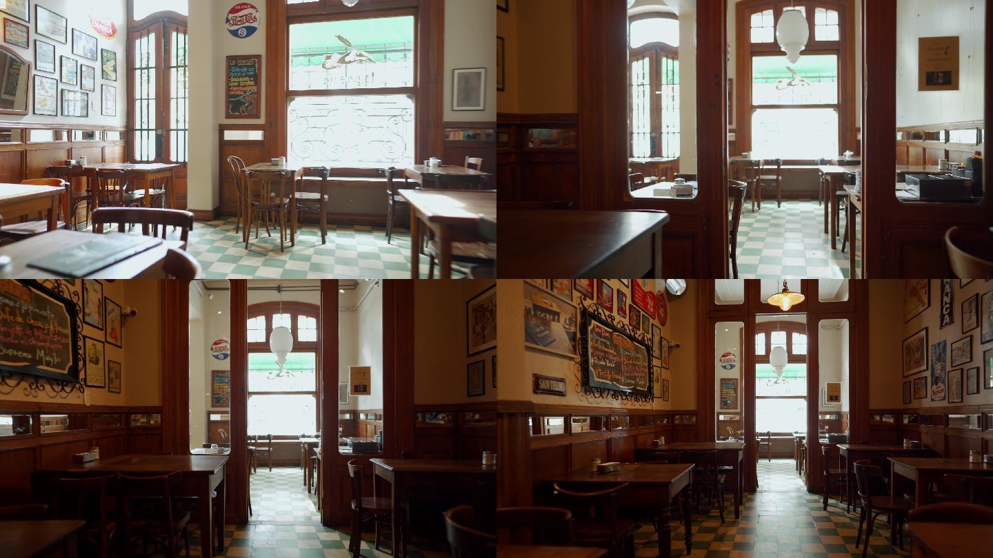 咖啡馆内部咖啡店复古风欧式