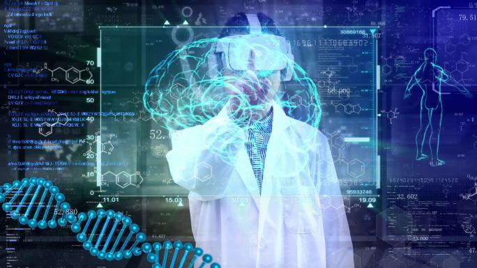 VR医疗虚拟现实智慧医疗大脑医学研究