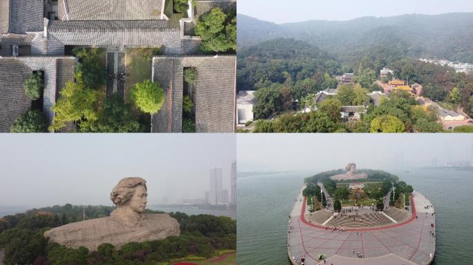 长沙岳麓山+月亮岛+橘子洲头