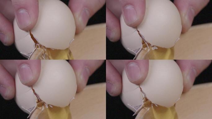 鸡蛋卷制作过程牛奶鸡蛋面粉拍摄