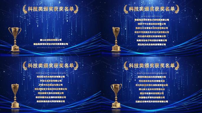 蓝色大气科技晚会颁奖获奖名单优秀员工