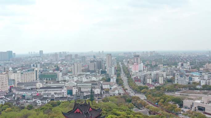 【4K】一组海宁老城区鹃湖公园