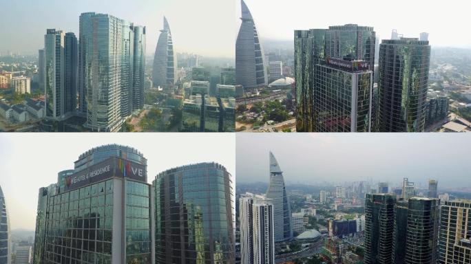 马来西亚吉隆坡城市航拍