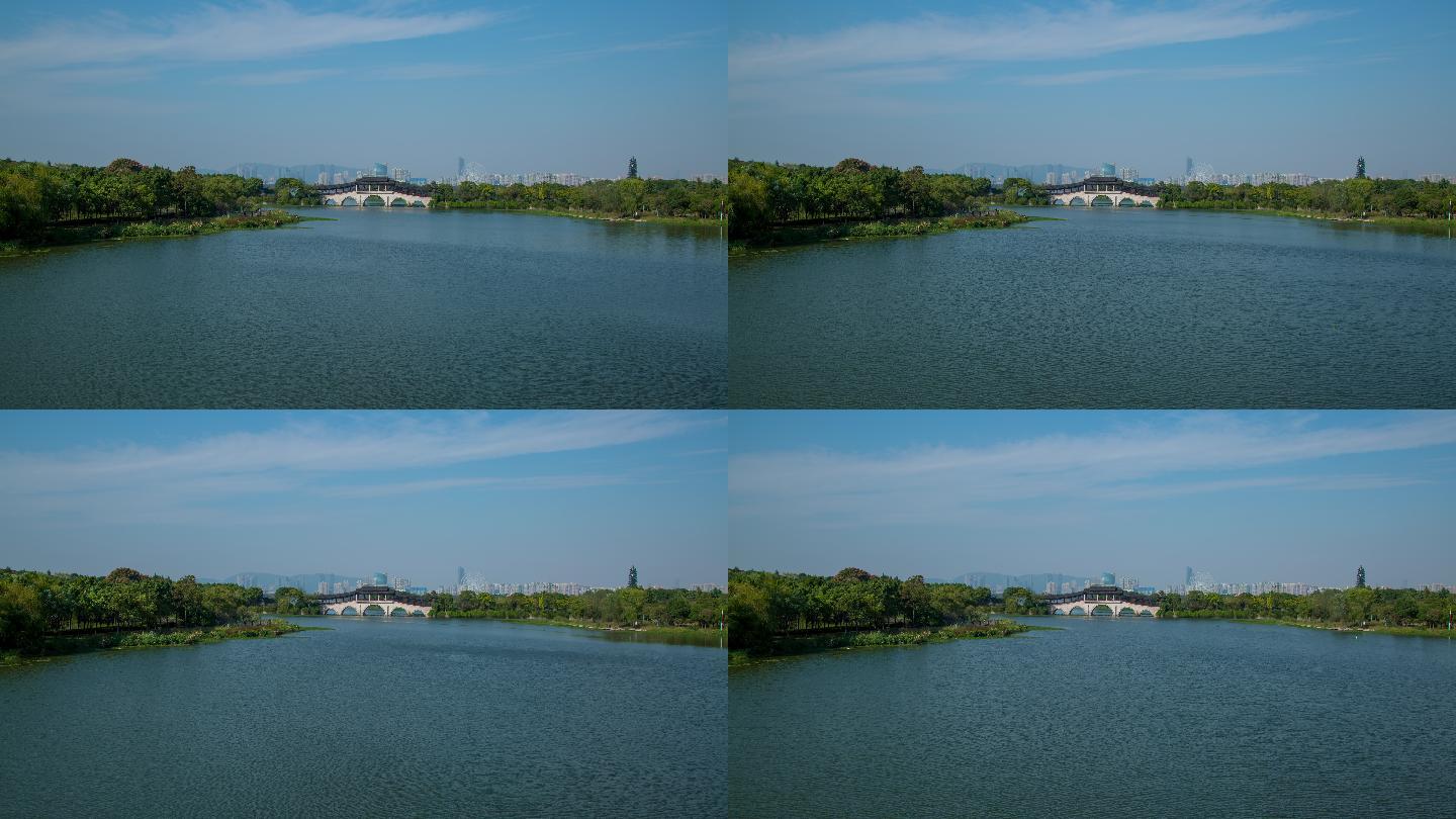 无锡长广溪湿地公园5K延时实拍