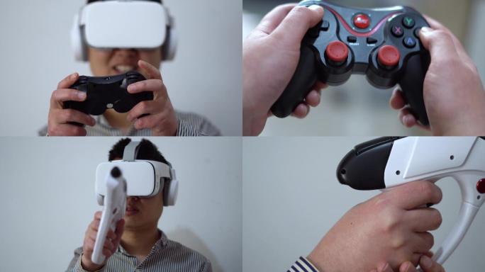用蓝牙手柄遥控玩VR虚拟现实游戏