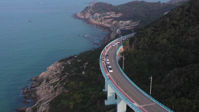 4K福建漳州东山岛大海海边海景航拍