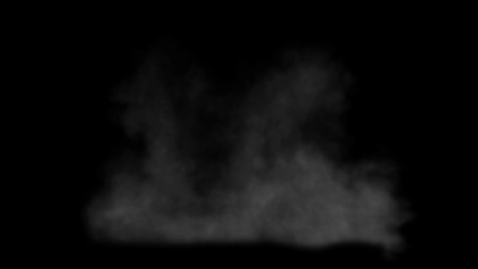 烟雾覆盖阿尔法通道动画