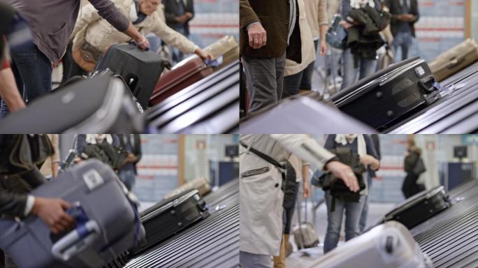 机场的行李传送带