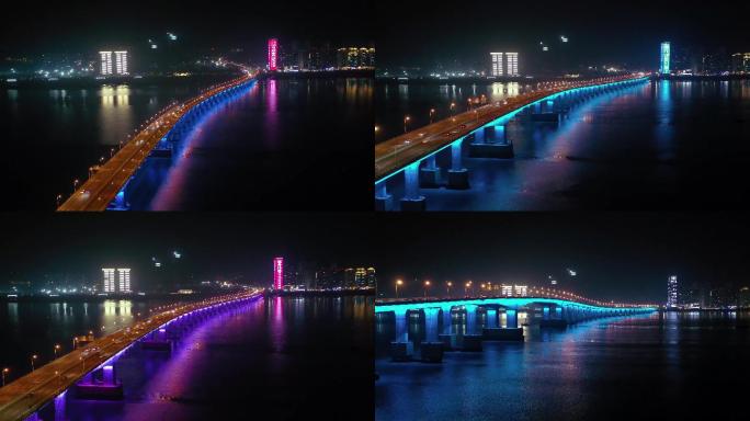 4K航拍温州市瓯越大桥（色彩还原）