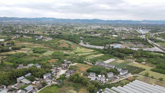 原创航拍成都平原