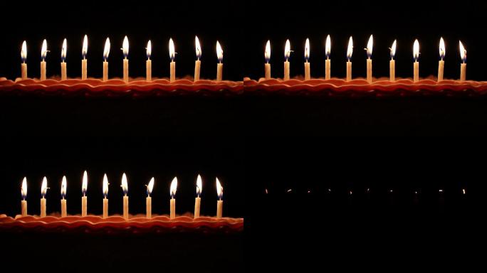 生日蜡烛火灾顺序结冰