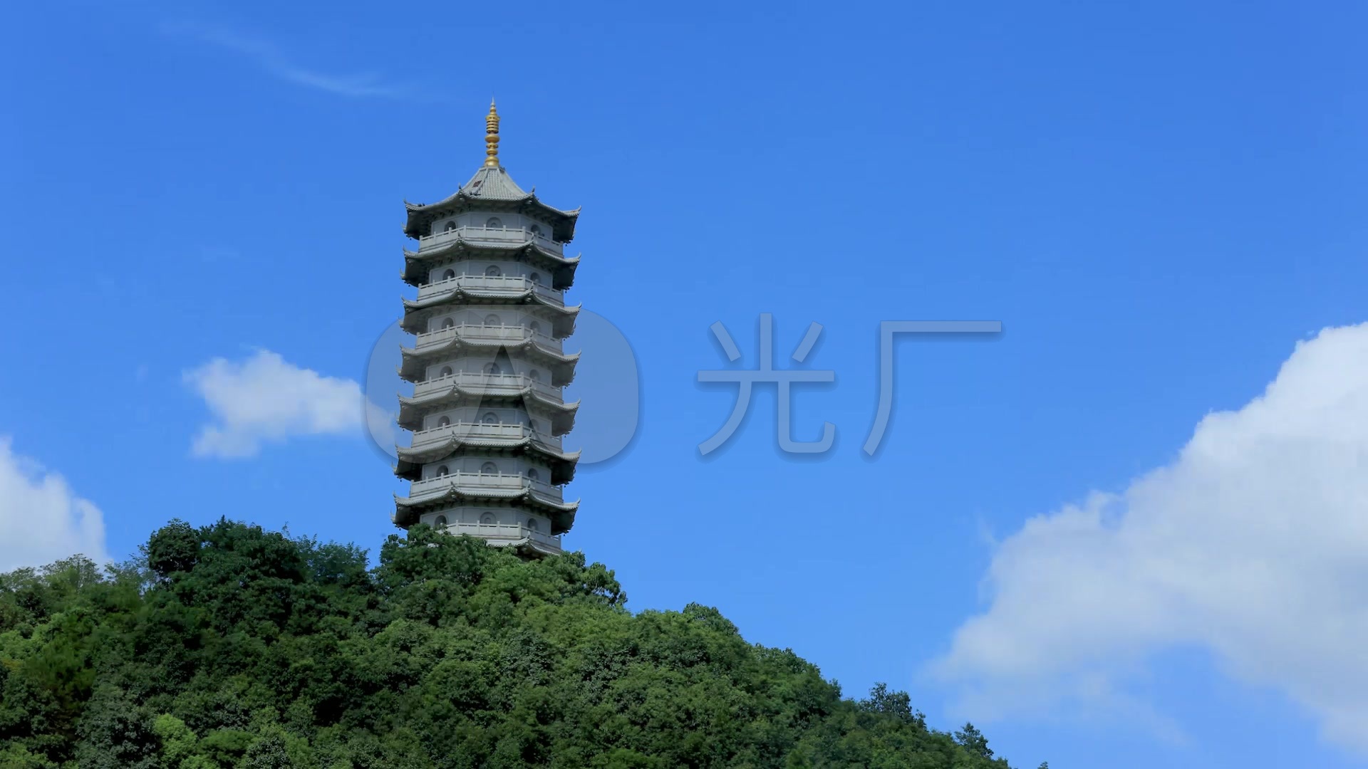 宜春市雷火塔延时摄影