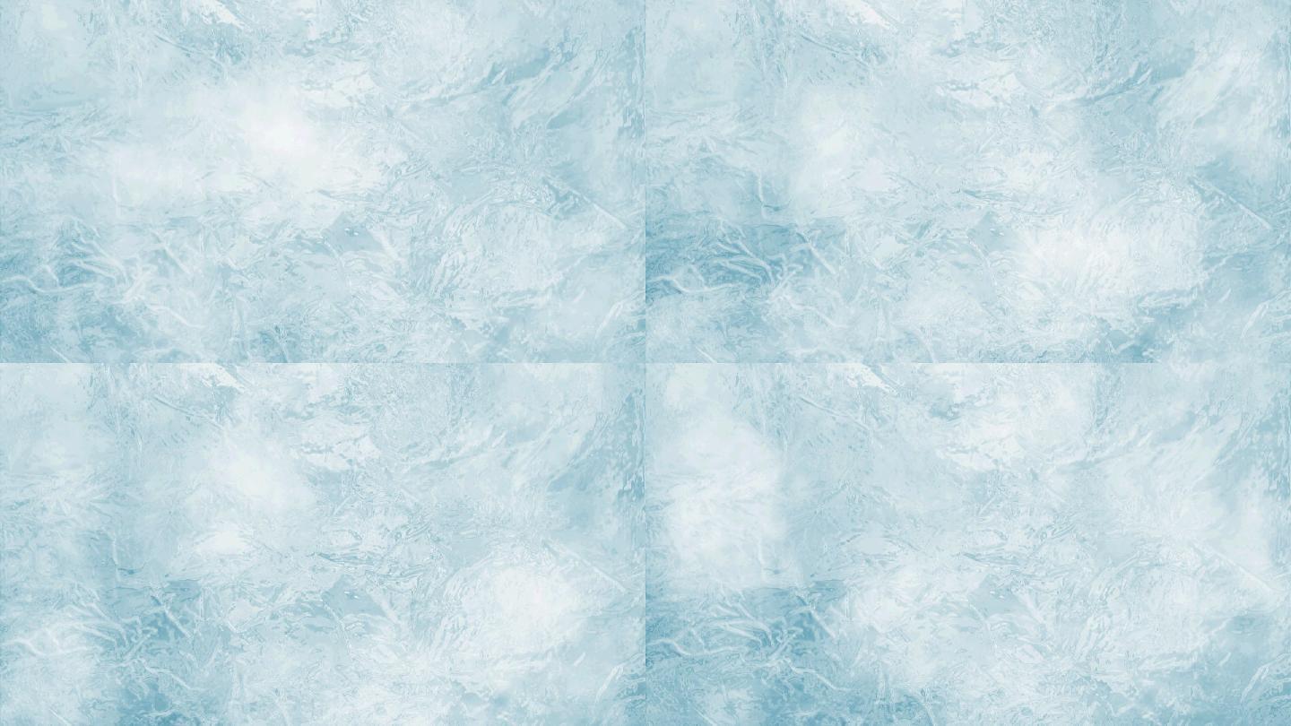 冰冻冰结构冰晶装饰图案