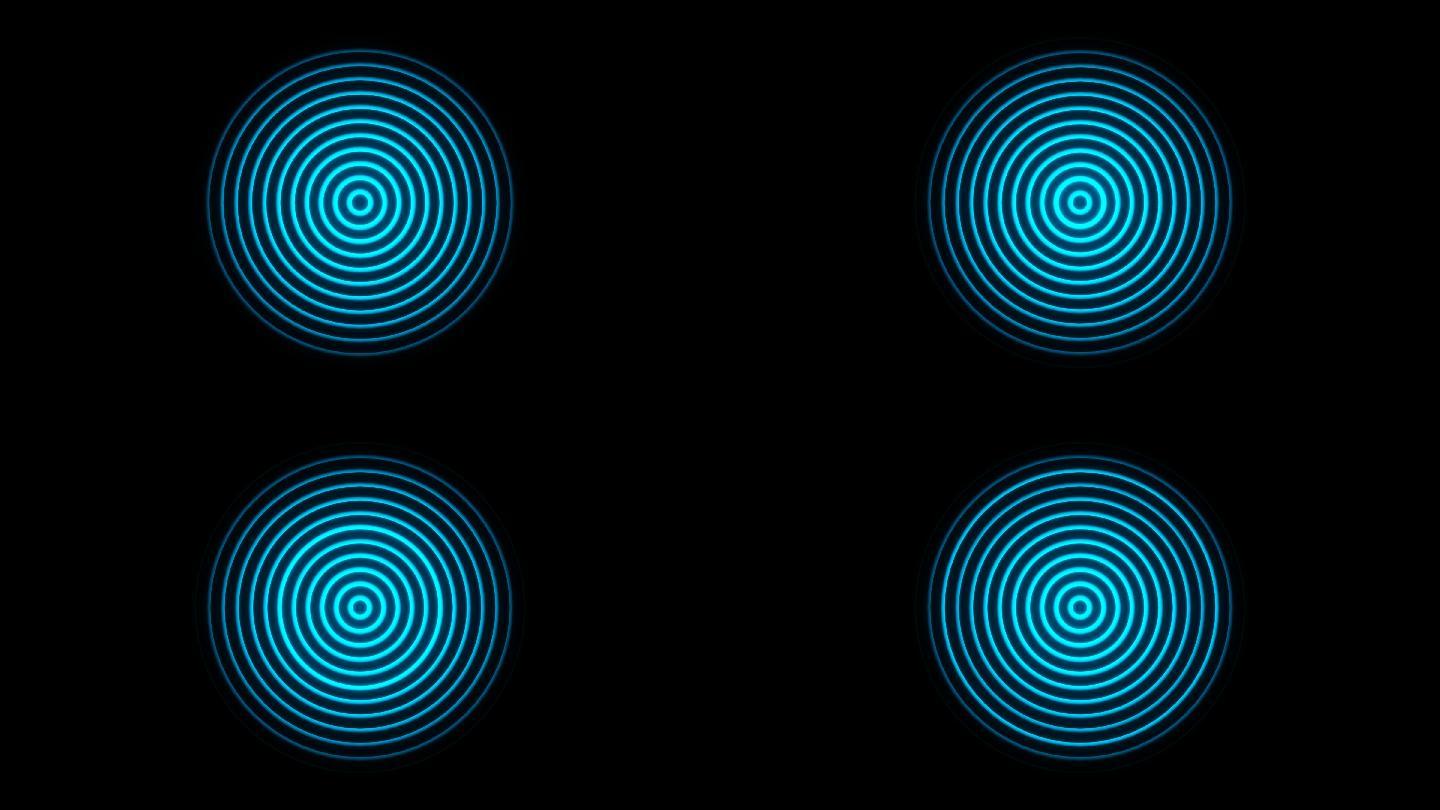 4K蓝色水波纹图案投影灯-循环带通道1