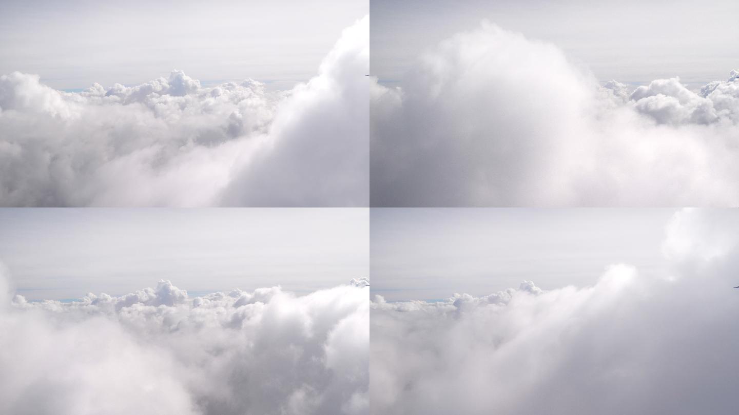 空中拍摄云层外层空间气象学积云