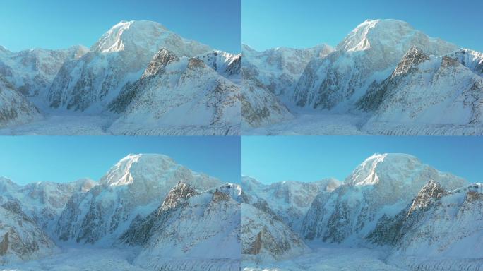 新疆夏特古道大美雪山航拍