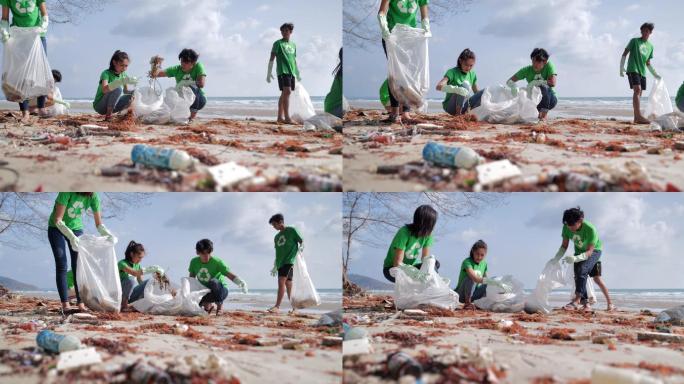 志愿服务环保劳动节捡垃圾