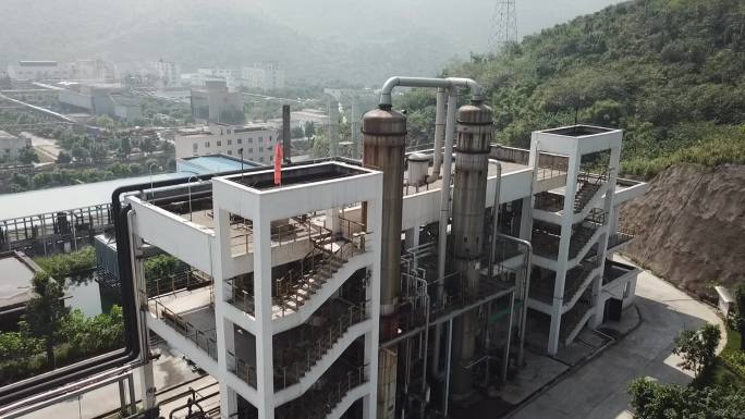 工厂工业化工企业装置反应釜罐体化学反应