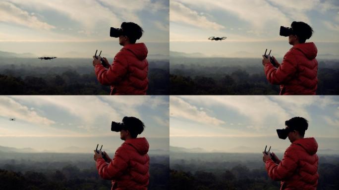 在山景城带VR操控无人机的人