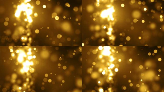 金粒子背景视频循环