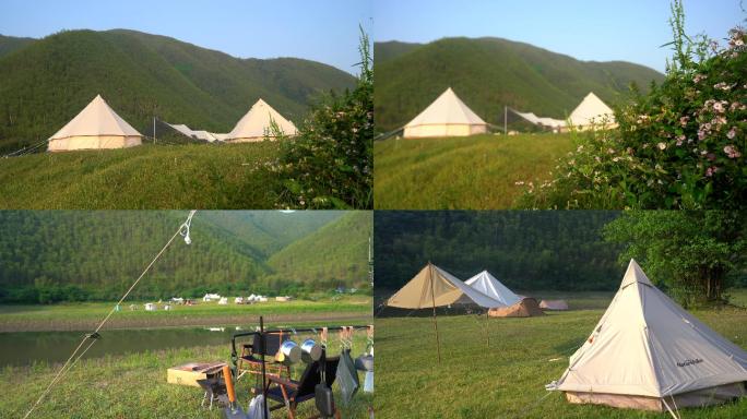 露营营地帐篷休假五一长假