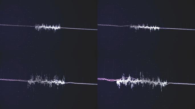 声波模拟音效音波图形图像频段频谱
