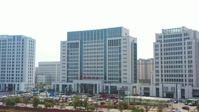 4K航拍江西省吉安县为民服务中心大楼