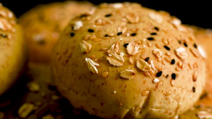 健康食品小麦欧包面包高清素材
