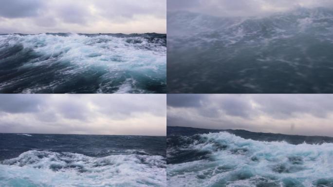 海上风浪航海海浪礁石乘风破浪团结抽象概念