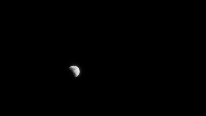 8K月食月全食星空延时摄影