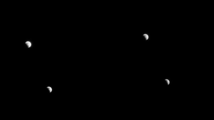 8K月食月全食星空延时摄影