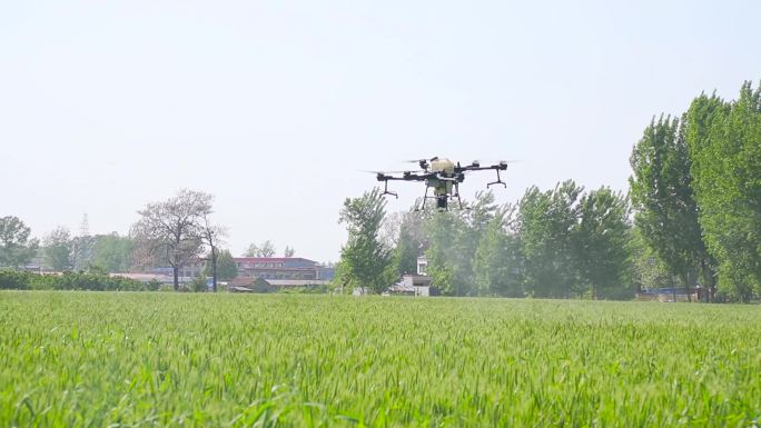 无人接喷洒农药