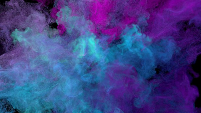彩色烟雾紫色烟雾扩散