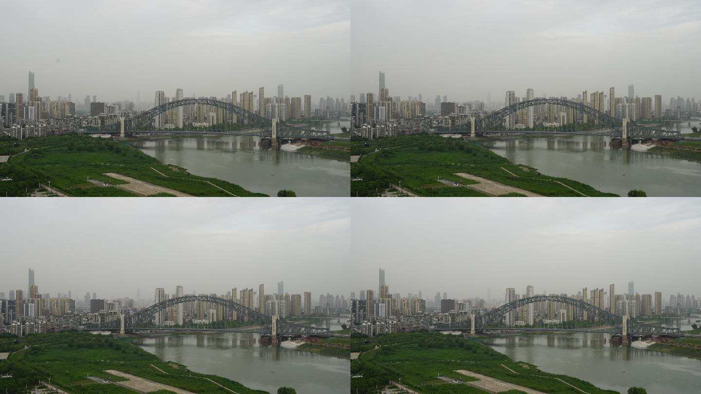 武汉江汉七桥汉江湾桥4K超高清拍摄素材