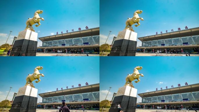 【4K】兰州中川国际机场延时摄影