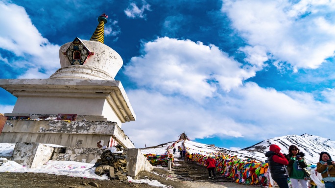 8K著名景点折多山景区延时