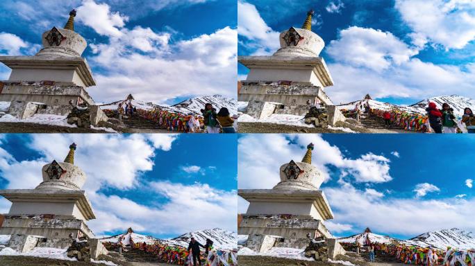 8K著名景点折多山景区延时