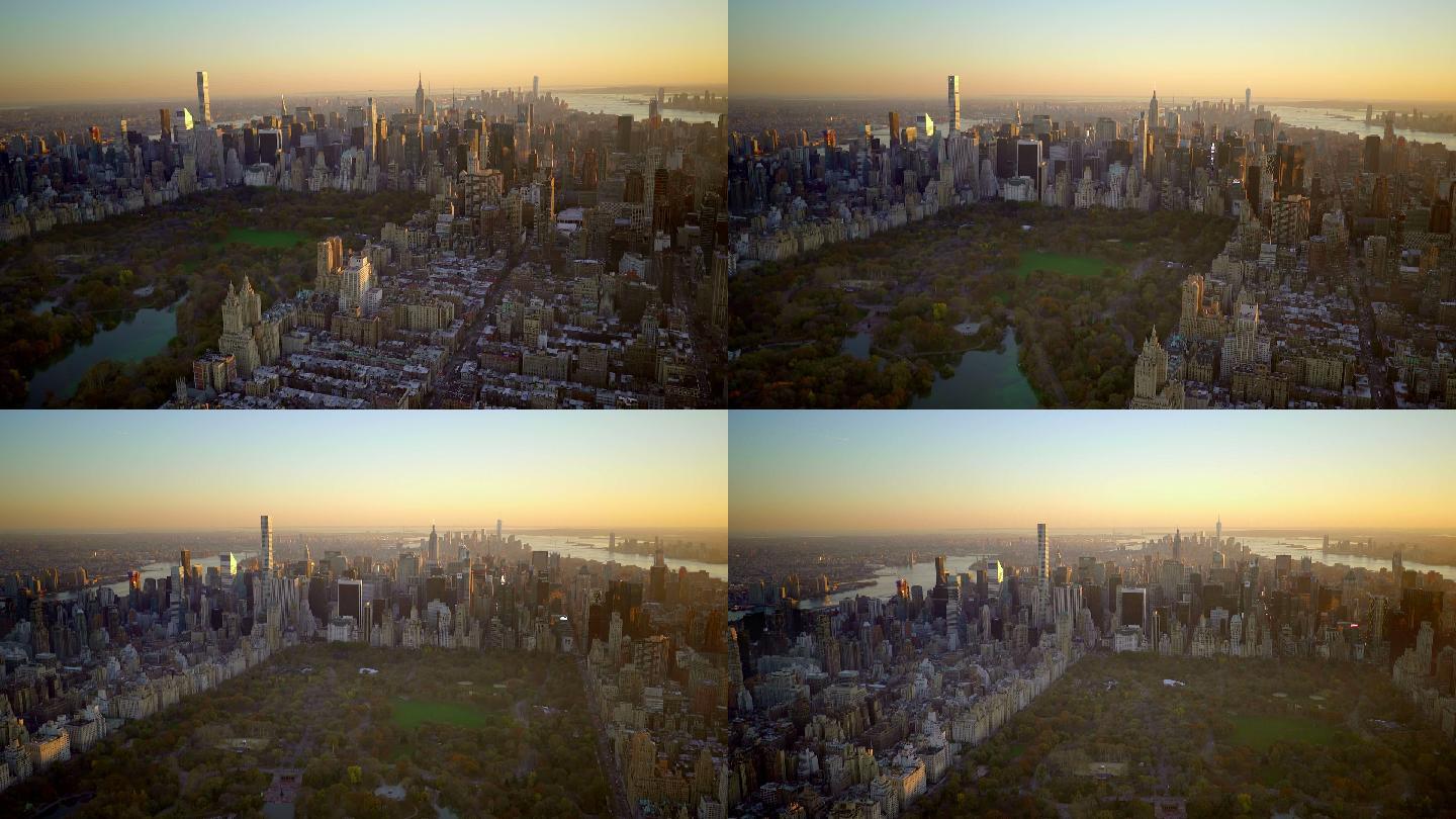 纽约市大都会鸟瞰图