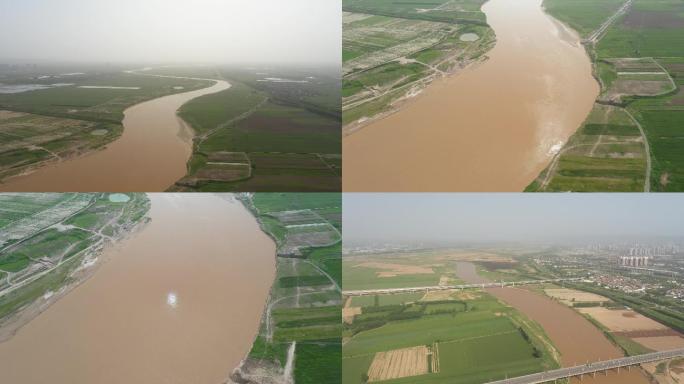 陕西关中平原渭河
