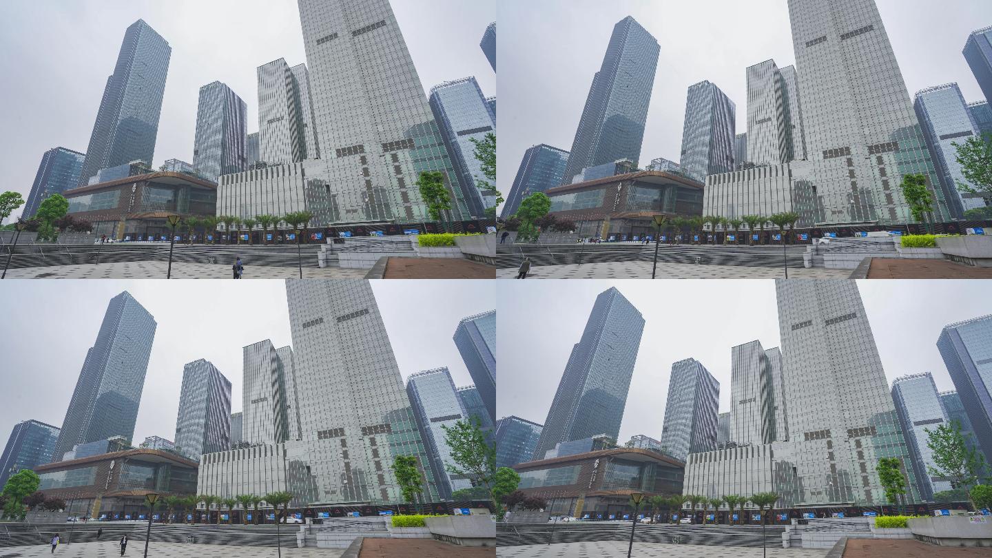 重庆江北区东方国际广场4K延时摄影