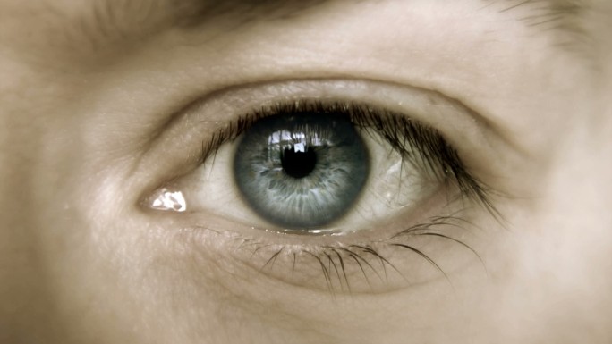 眼睛特写眼球效果眼珠子视频素材