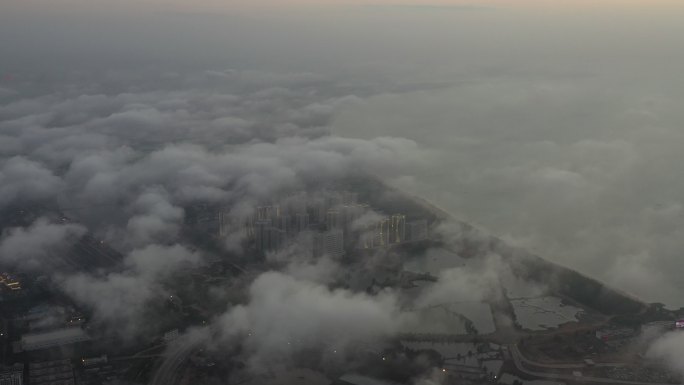 城市平流雾（高清无压缩）